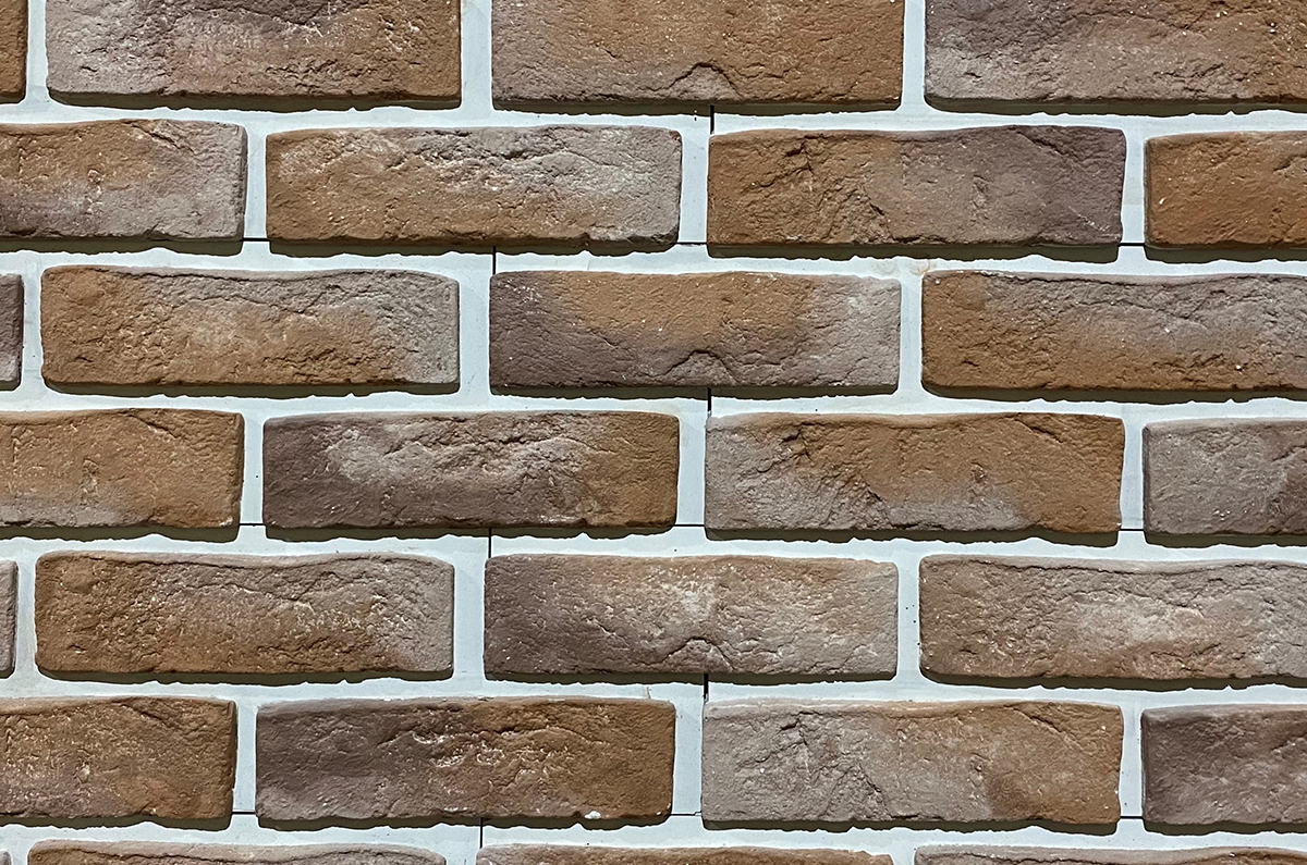 Облицовочная камень-панель конаковский кирпич №37 купить в Санкт-Петербурге