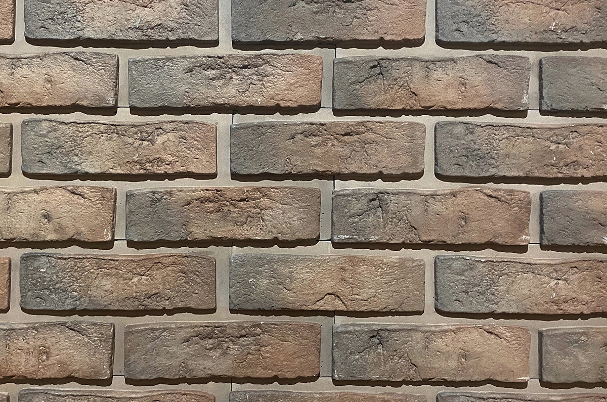 Облицовочная камень-панель конаковский кирпич №44 купить в Санкт-Петербурге