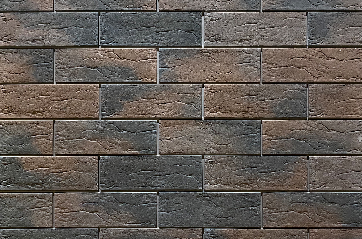 Облицовочная камень-панель с перекрытием шва индиго №26 купить в Санкт-Петербурге