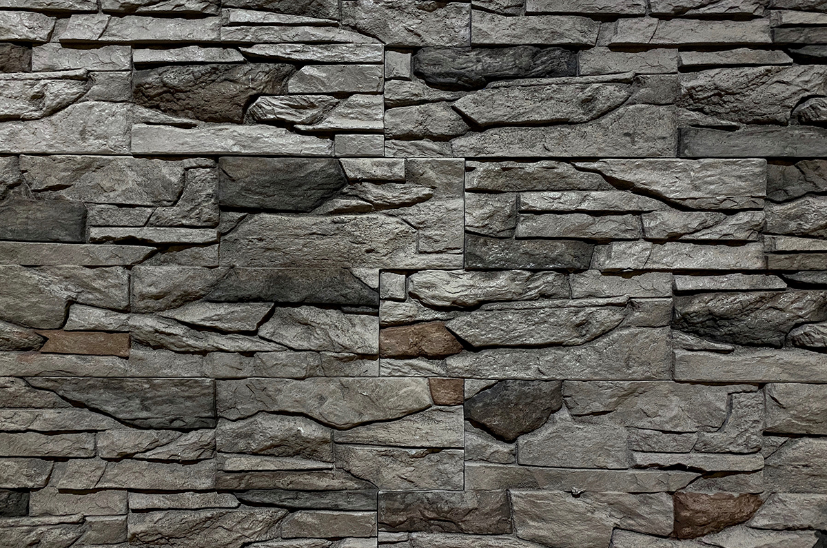 Облицовочная камень-панель с креплением сланец С50 купить в Санкт-Петербурге