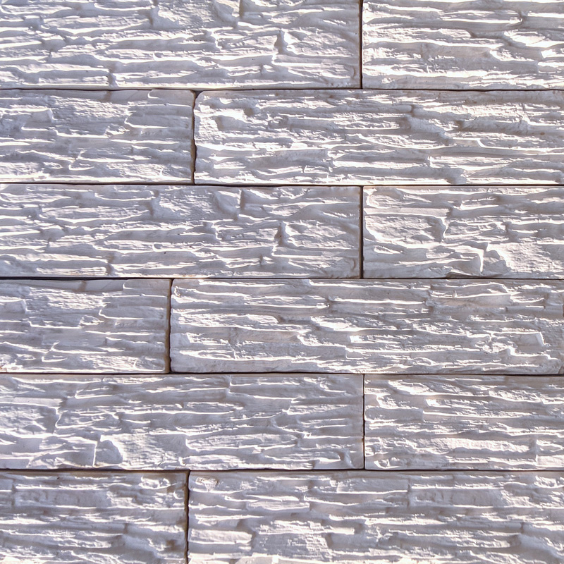 RAMO искусственный камень СЛИМЛАЙН СЛЭЙТ белый сланец (бетон) 1м2/уп купить в Санкт-Петербурге