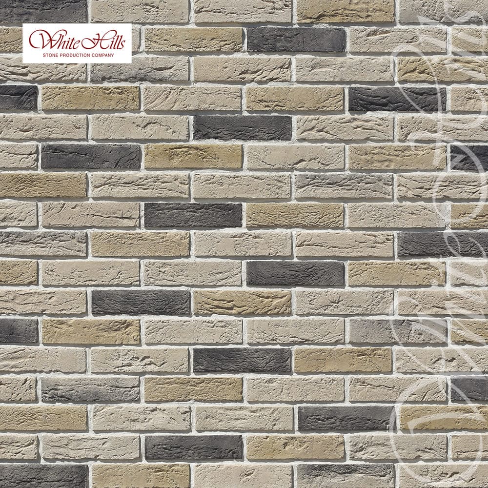 Искусственный камень 386-30 Дерри Брик 0.62м2/уп White Hills купить в Санкт-Петербурге