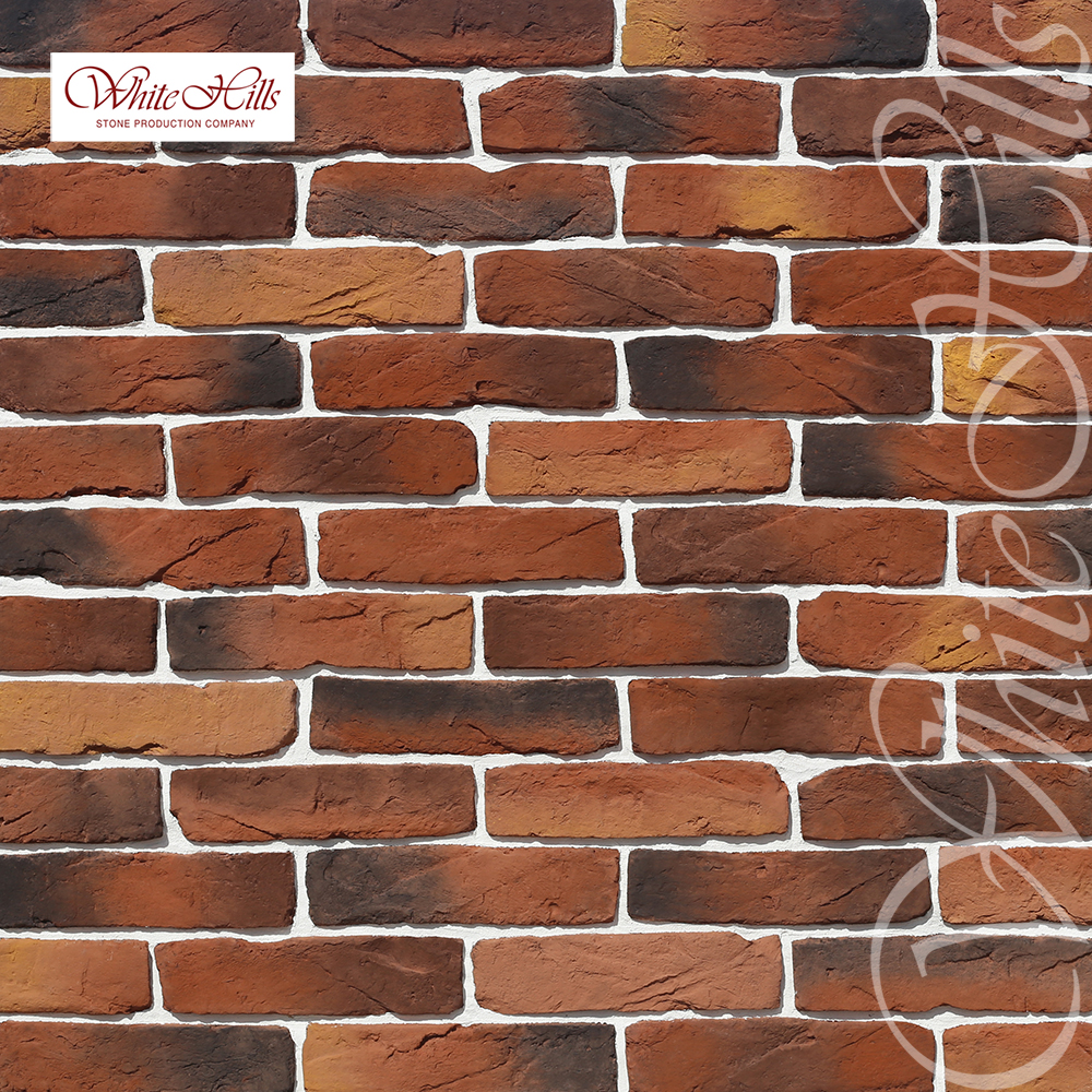 Искусственный камень 393-70 Тироль Брик 1.2м2/уп White Hills купить в Санкт-Петербурге