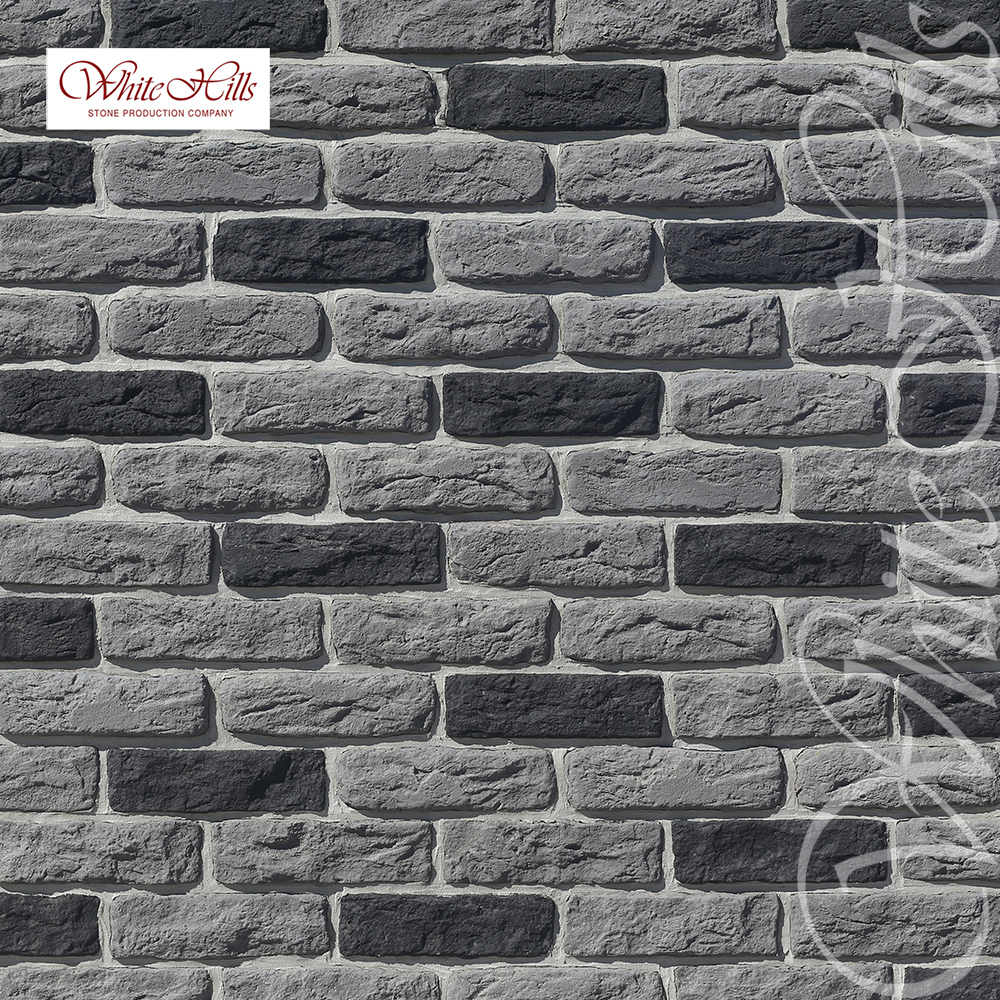 Искусственный камень 318-80 Брюгге Брик 1.16м2/уп White Hills купить в Санкт-Петербурге