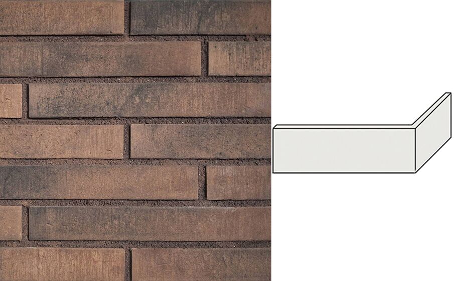 Угловой камень №84 Флэт Брик 1пог.м/уп VipKamni купить в Санкт-Петербурге