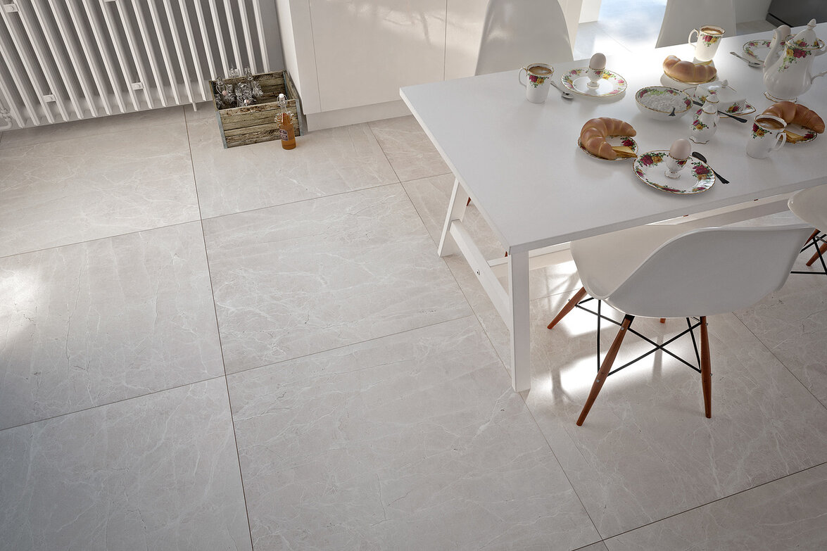 Керамогранит G363 Uvildy Grey 60х60 серый полированный PR Гранитея 1.44м2/4шт/упак купить в Санкт-Петербурге