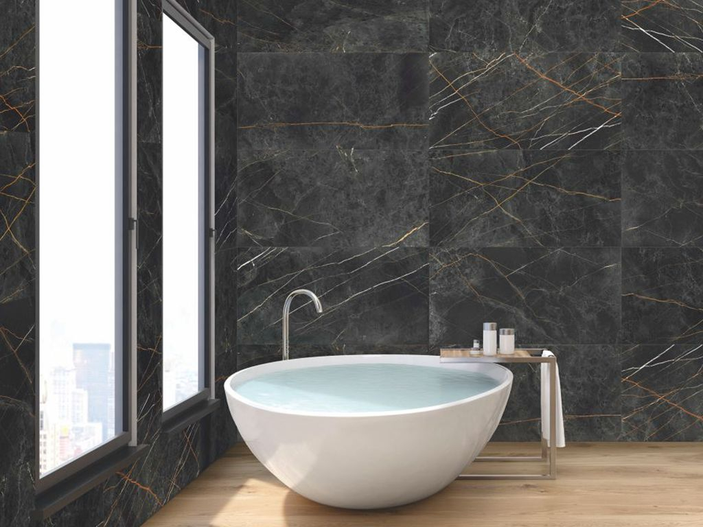 Керамогранит Idalgo Граните Сандра черно-оливковый лег. лап. LLR мрамор 600х1200х10мм 2,16м2/3шт/уп купить в Санкт-Петербурге