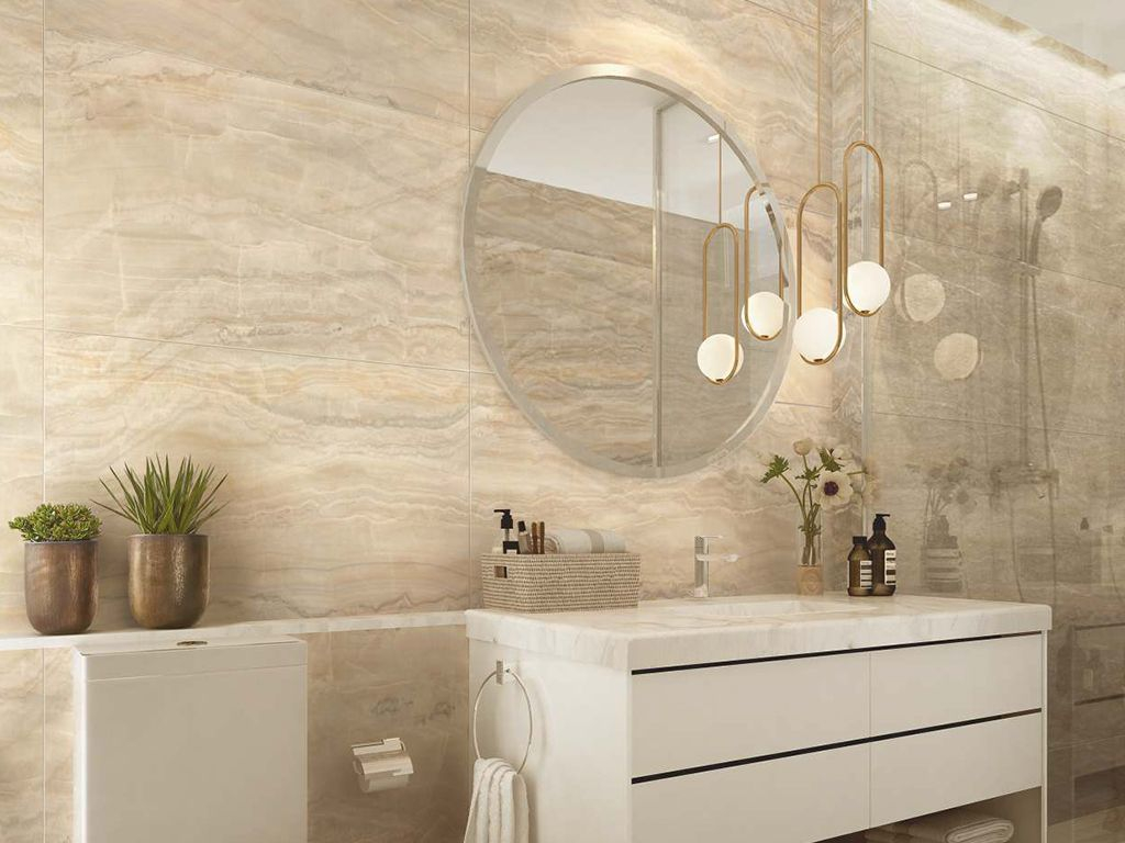 Керамогранит Idalgo Граните Оникс перла легкое лап. LLR мрамор 600х1200х10мм 2,16м2/3шт/уп купить в Санкт-Петербурге