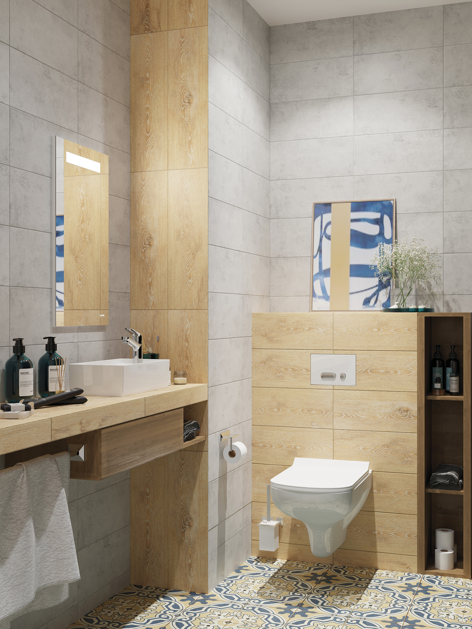 Керамогранит Cersanit Sevilla пэчворк рельеф орнамент 420х420х8мм 1,58м2/9шт/уп купить в Санкт-Петербурге