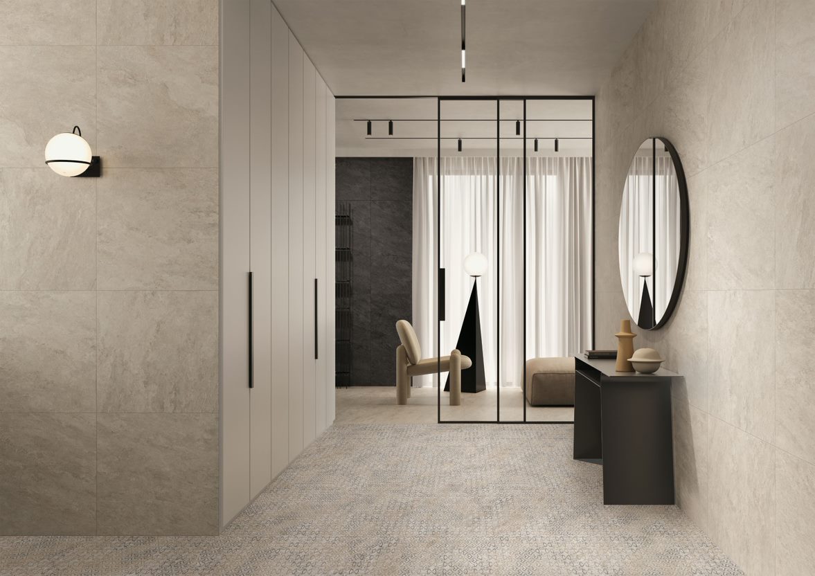 Керамогранит Quarstone 60x60x0.8 Бежевый нат. ректифицир. (5шт/уп/1.8м2) VitrA купить в Санкт-Петербурге