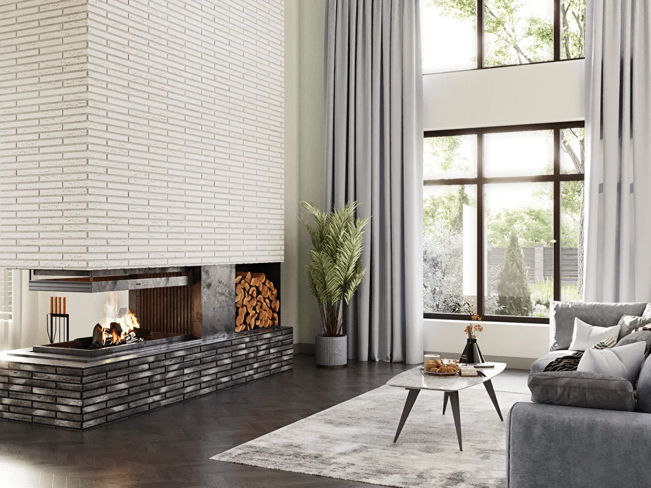 Кирпич облиц ригельный Traditional графитовый с белой патиной 470х40х50мм 42шт/м2 468шт/пд BrickWell купить в Санкт-Петербурге