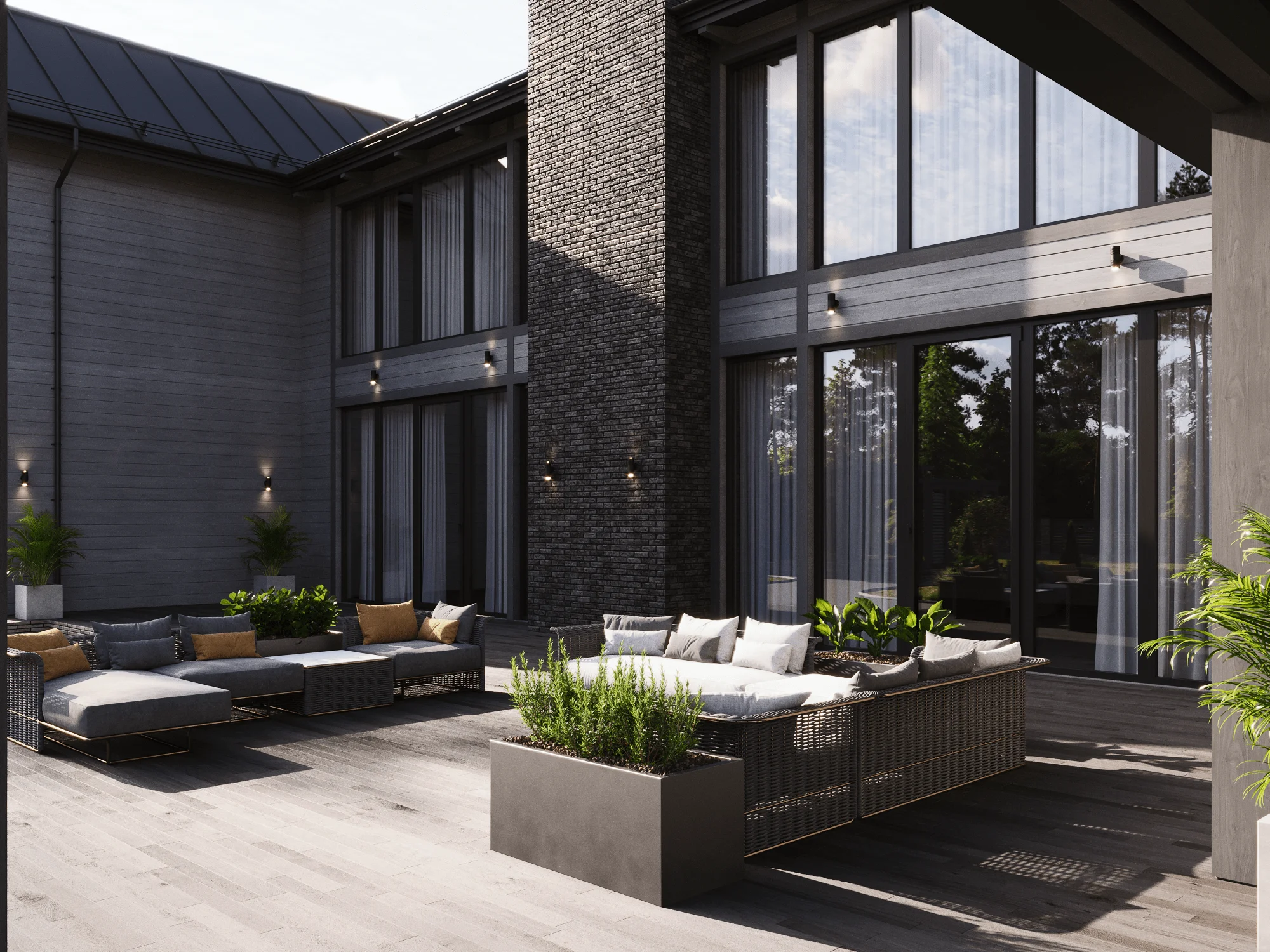 Кирпич облицовочный NF Simple графит 240х60х100мм 58шт/м2 420шт/пд BrickWell купить в Санкт-Петербурге