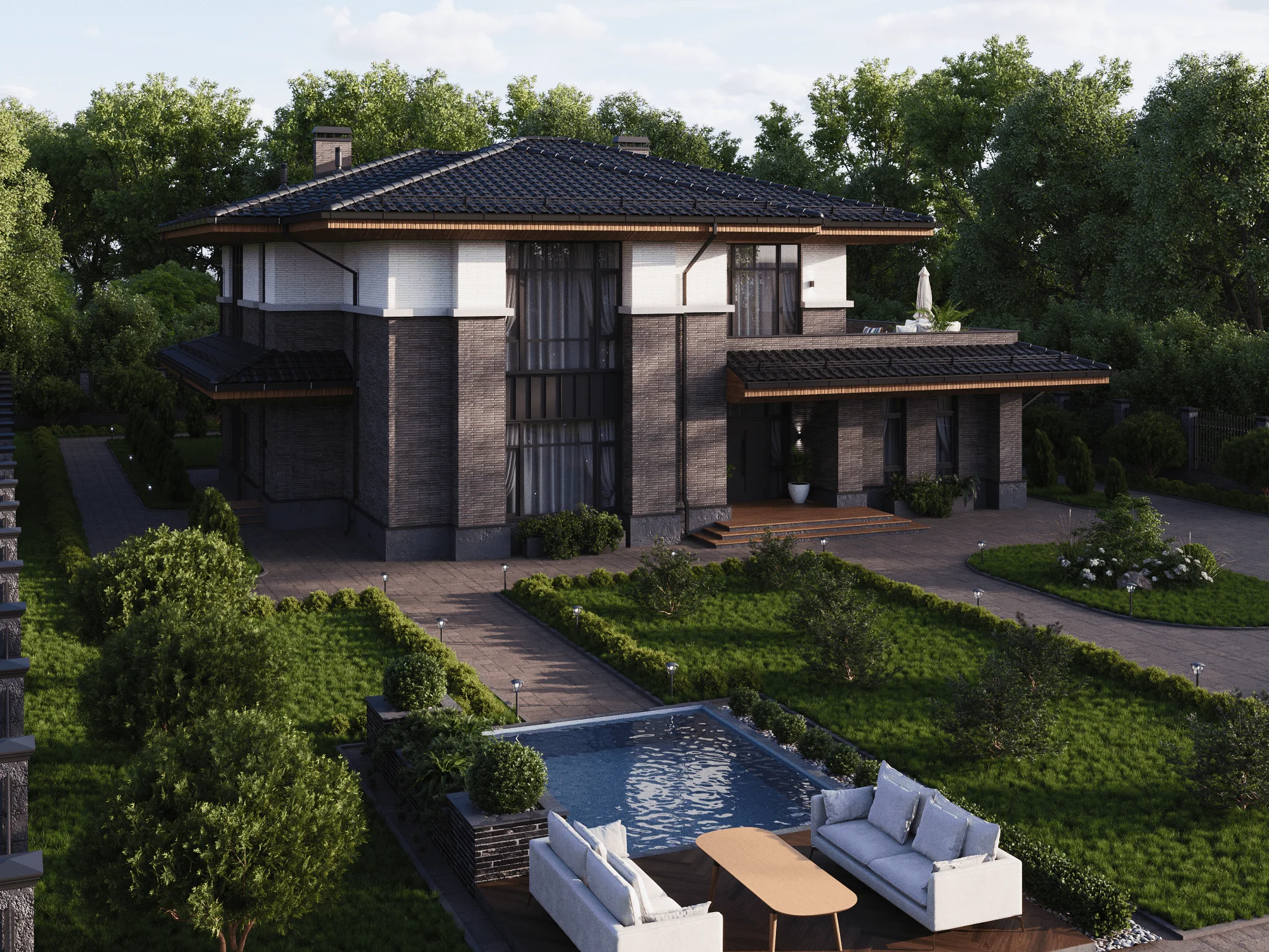 Кирпич облицовочный ригельный Traditional темно-коричневый 470х40х50мм 42шт/м2 468шт/пд BrickWell купить в Санкт-Петербурге