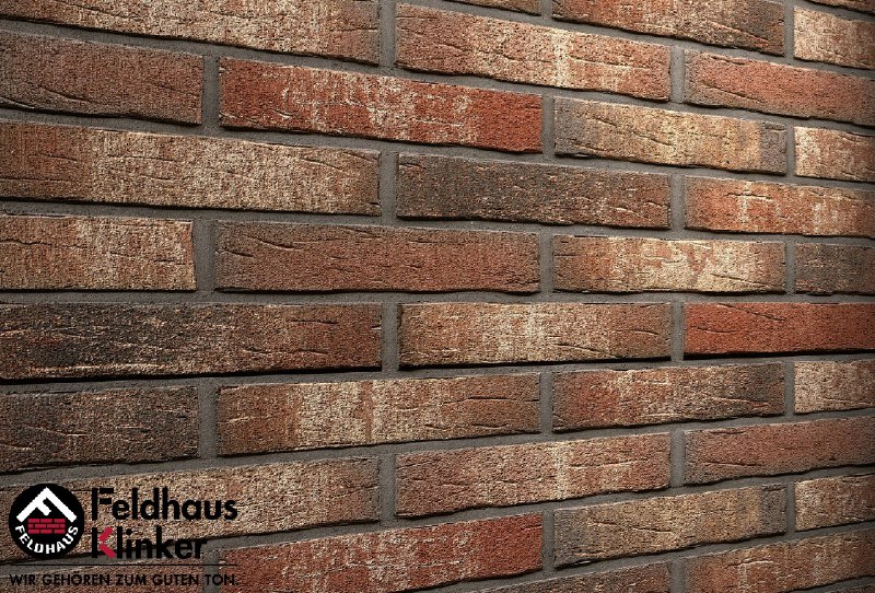 Клинкерный кирпич Feldhaus Klinker K658WDF sintra ardor belino купить в Санкт-Петербурге