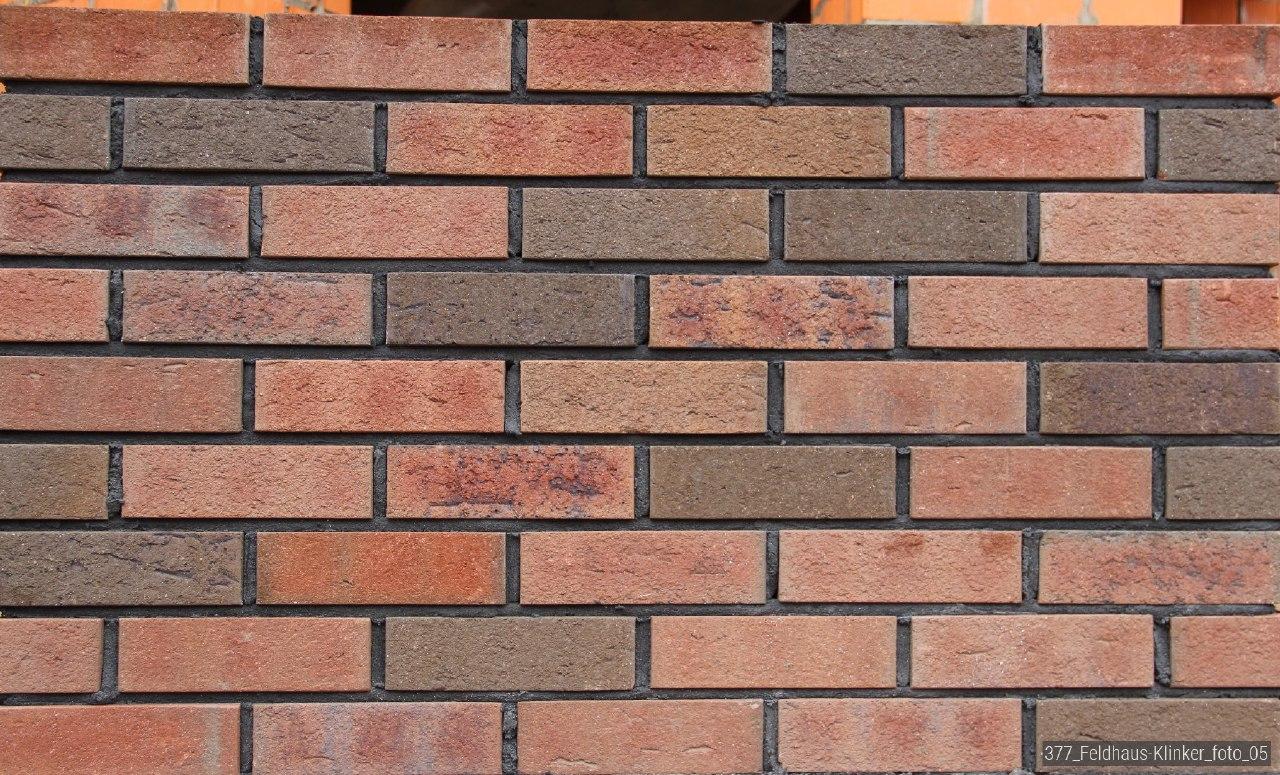 Клинкерный кирпич FeldHaus K377WDF lava maron rustico купить в Санкт-Петербурге