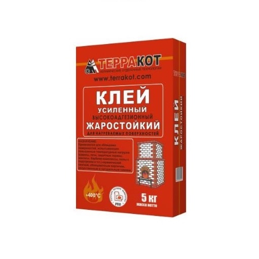 Терракот 5кг Клей усиленный жаростойкий купить в Санкт-Петербурге
