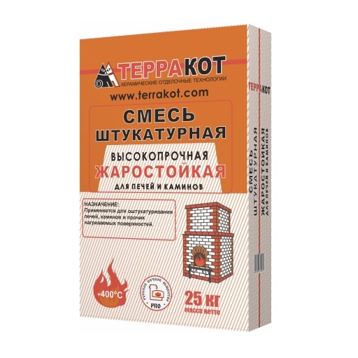 Терракот 10кг Смесь штукатурная высокопрочная жаростойкая купить в Санкт-Петербурге