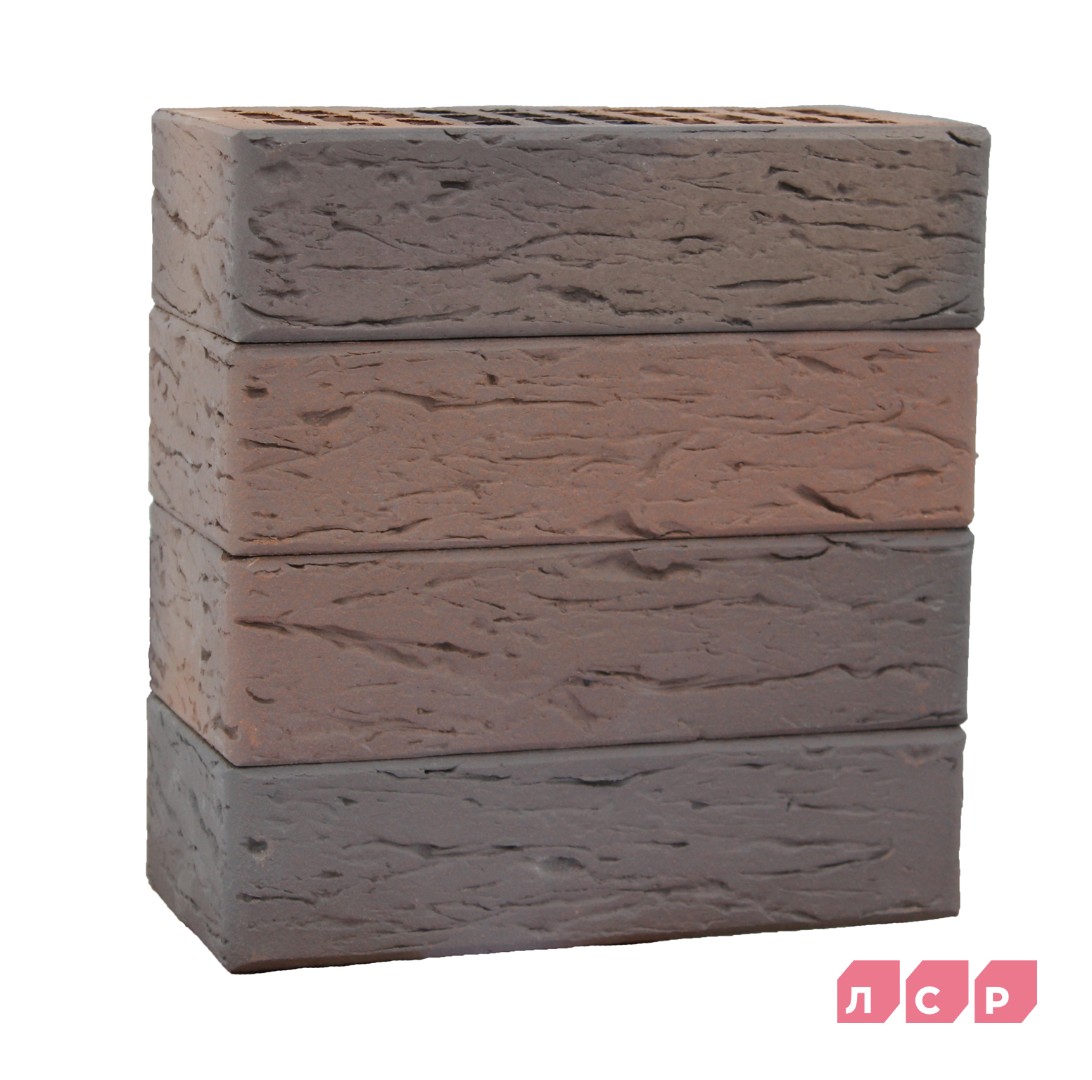 Кирпич ЛСР лицевой пустотелый светло-коричневый флэш ультра 1NF рустик Новинка! купить в Санкт-Петербурге