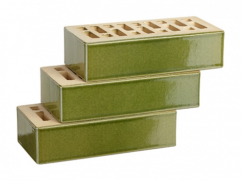 Recke Glanz 1-28-02-0-00 Кирпич облицовочный Зеленый 1НФ 250х120х65мм 480шт/пд купить в Санкт-Петербурге