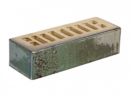 Recke Glanz 1-68-03-2-12 Кирпич облицовочный Зеленый Морская волна 1НФ 250х120х65мм 480шт/пд купить в Санкт-Петербурге