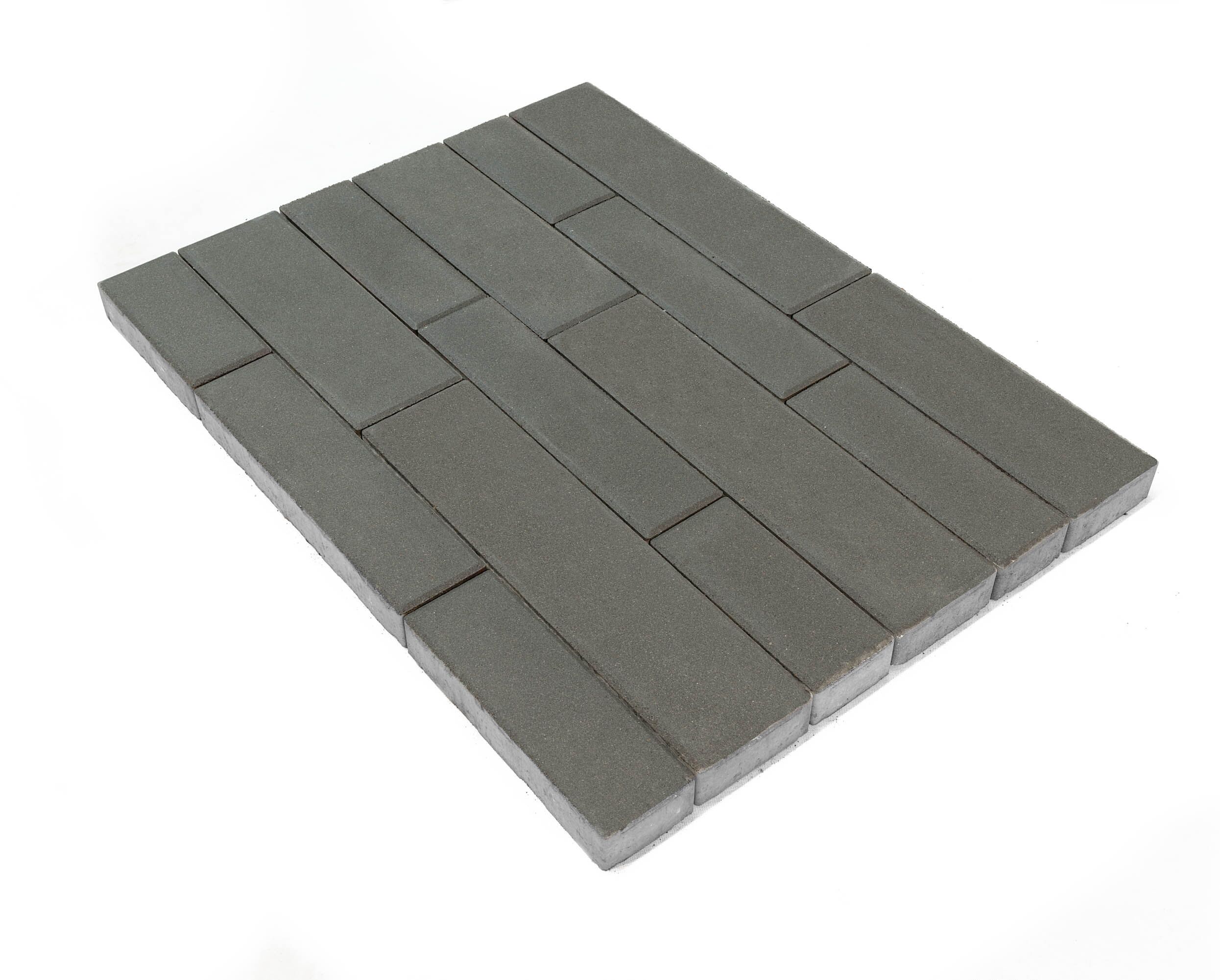 BRAER Тротуарная плитка Домино Серый 60мм 11,29м2/пд купить в Санкт-Петербурге