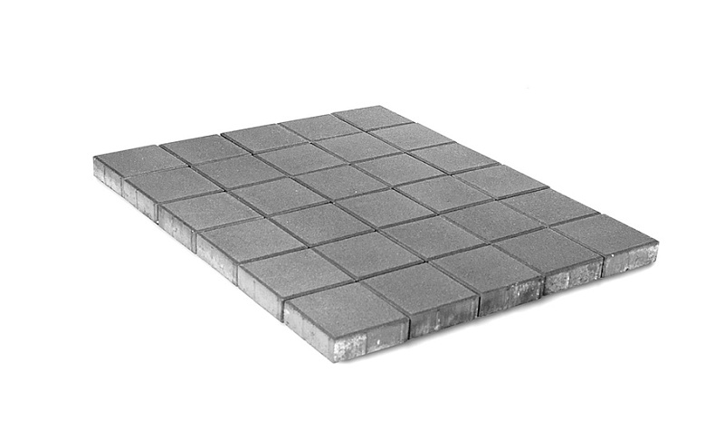 BRAER Тротуарная плитка Лувр Серый 400х400х60мм 11.52м2/пд купить в Санкт-Петербурге
