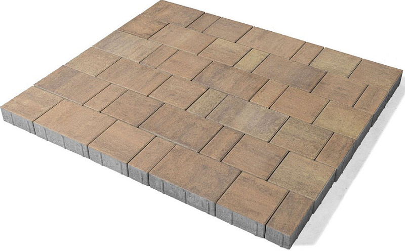 BRAER Тротуарная плитка Старый город Ландхаус Color Mix Прайд 80мм 10.75м2/пд купить в Санкт-Петербурге