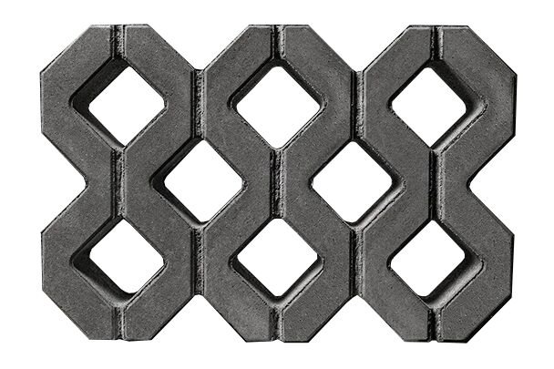 BRAER Тротуарная плитка Меба Серый 400х600х100мм двухслойный 10,8м2/пд купить в Санкт-Петербурге