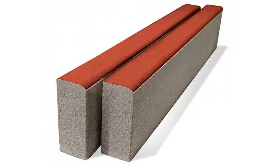 BRAER Бордюр тротуарный БР 100.20.8 1000*200*80 красный 48шт/пд купить в Санкт-Петербурге