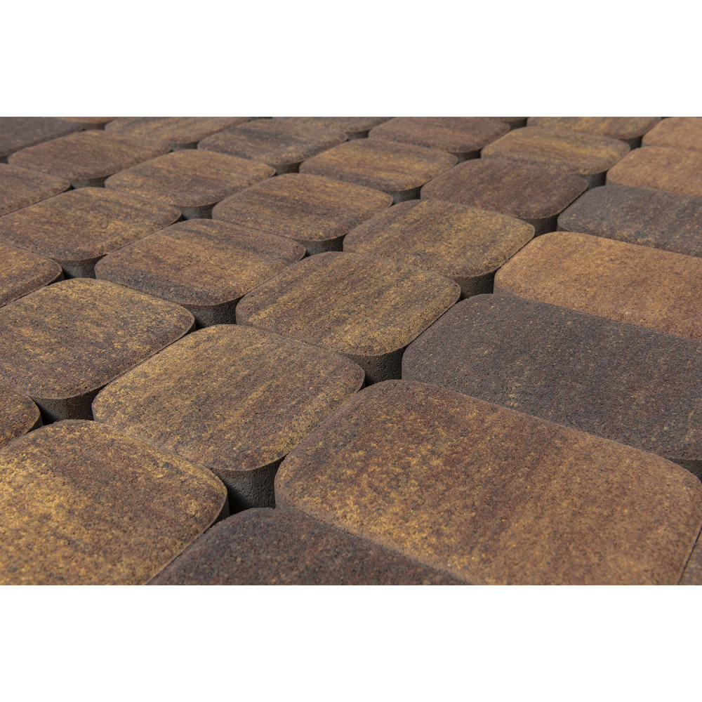 Тротуарная плитка Классико Дуо ColorMix Мальва, высота 40мм  купить в Санкт-Петербурге