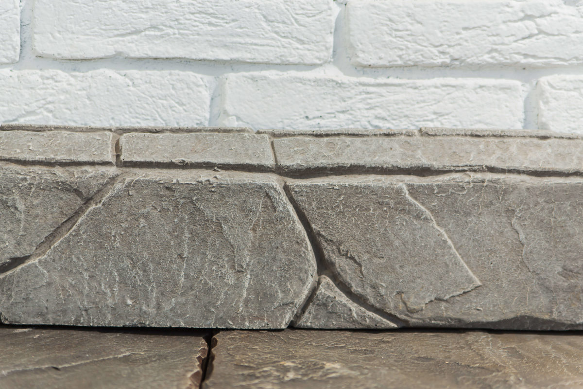 Бордюрный камень тротуарный фактурный 600х200х50мм CraftStone купить в Санкт-Петербурге