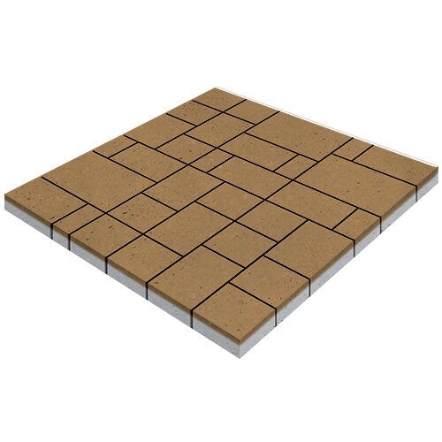 А.7.Псм.4 Инсбрук Альпен моноколор плитка тротуарная 13,2м2 STEINRUS купить в Санкт-Петербурге