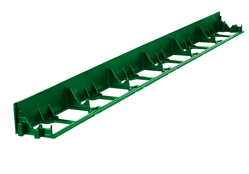 Бордюр пластиковый L1000 H58мм зеленый купить в Санкт-Петербурге