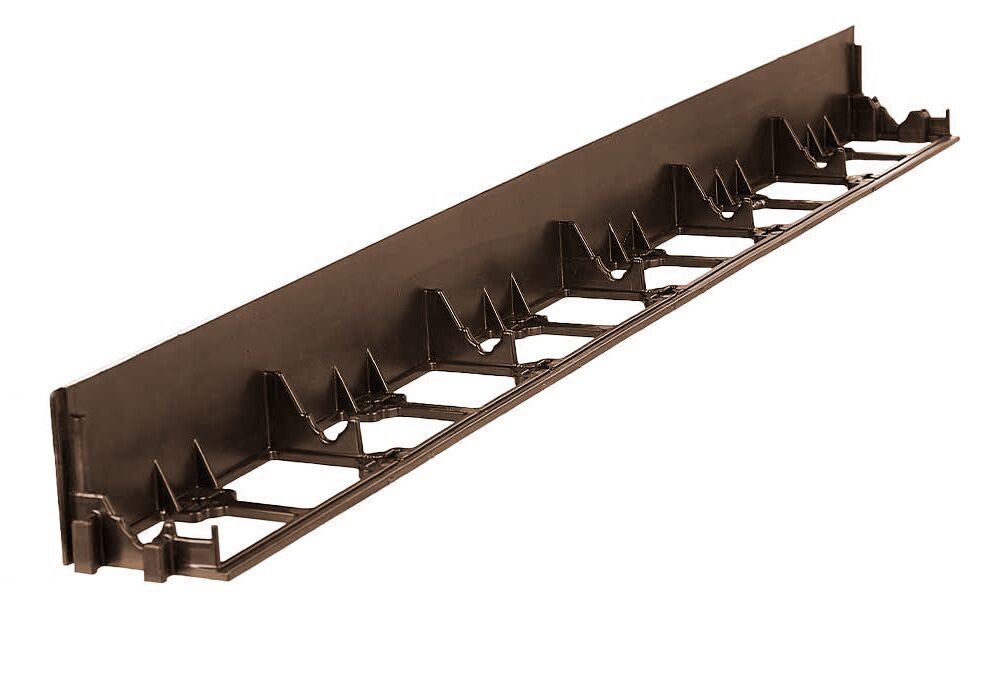 Бордюр пластиковый L1000 H78мм коричневый купить в Санкт-Петербурге