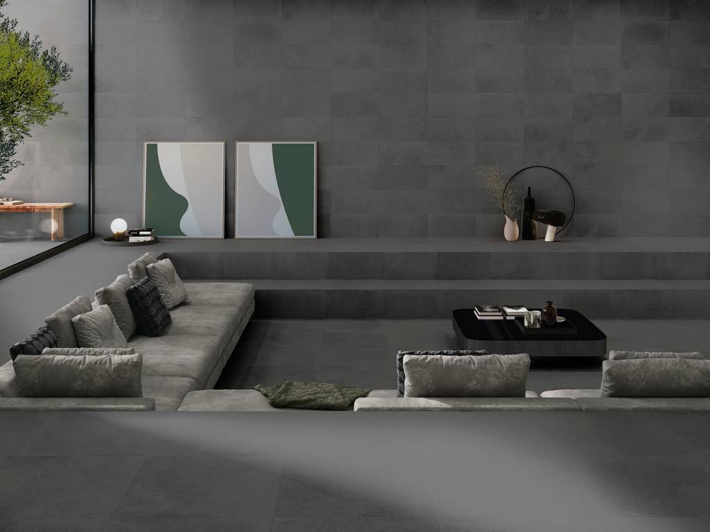 Керамогранит уличный Midtown Anthracite Base C3/R11 Antislip 600х1200х20мм 1шт/уп TERRASLAB купить в Санкт-Петербурге