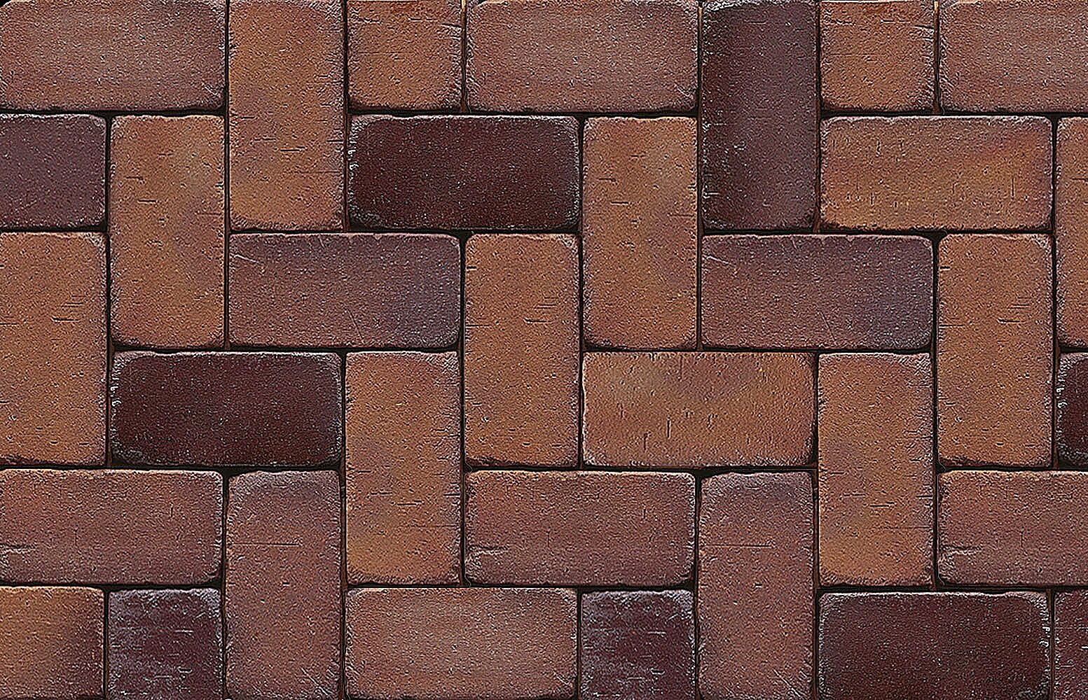 WK Тротуарная плитка PK84S-eco Rotbraun-bunt Speziat 200х100х19мм 1784шт/пд купить в Санкт-Петербурге