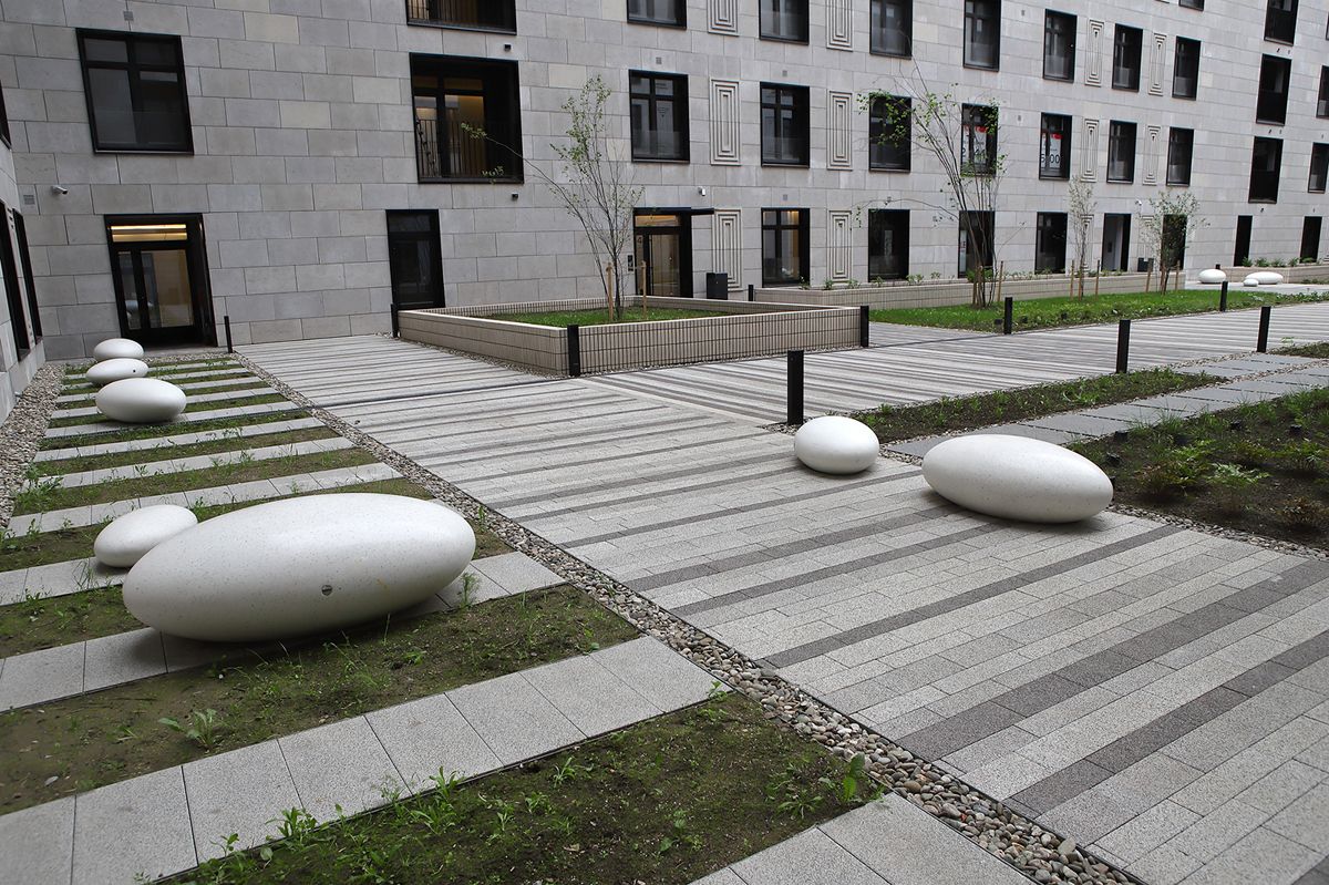 Прямоугольник Б.5.П.8 Стоунмикс 600х300 бело-черный купить в Санкт-Петербурге