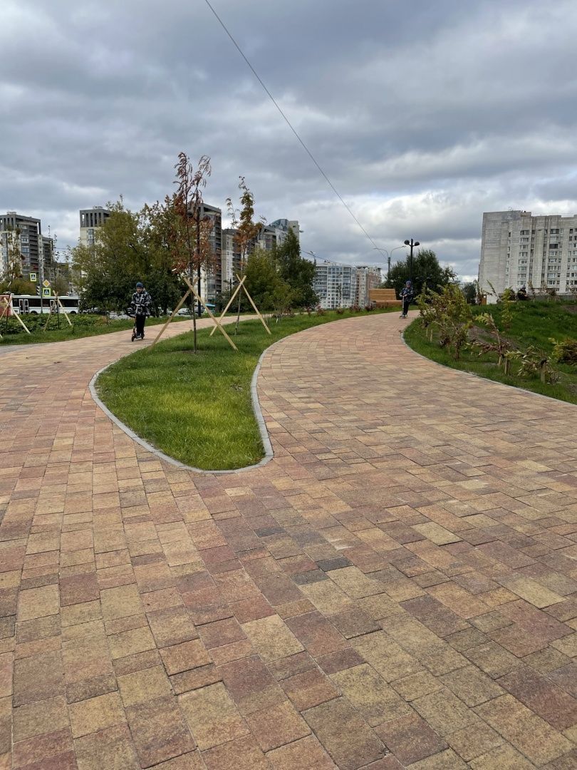 Брусчатка Старый город Б.1.Фсм.6 Листопад гранит осень купить в Санкт-Петербурге