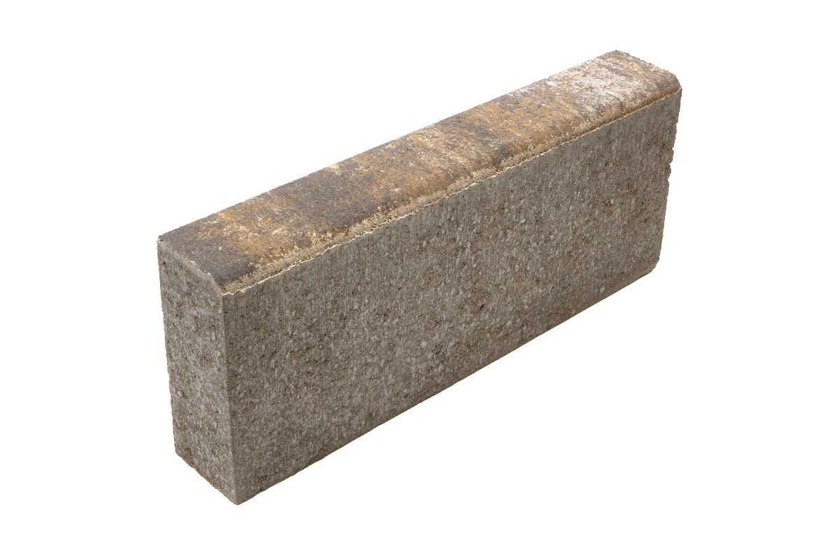 Бордюр садовый БР 50.20.8 гладкий листопад Песчаник  купить в Санкт-Петербурге