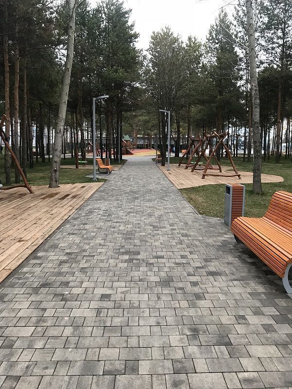 Брусчатка Старый город Б.1.Фсм.8 гладкий листопад Антрацит купить в Санкт-Петербурге