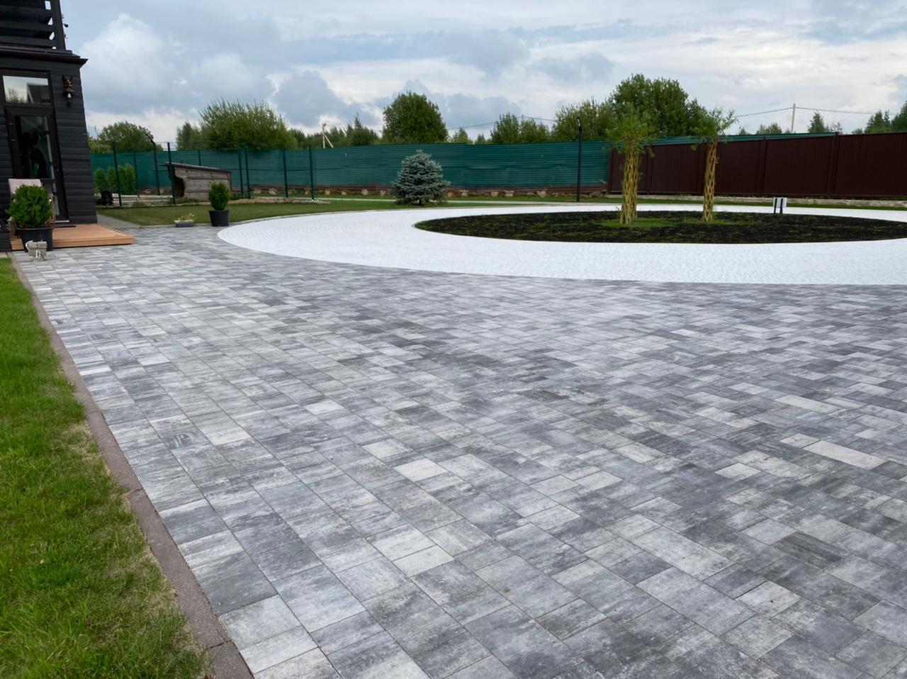 Брусчатка Старый город Б.1.Фсм.6 гладкий листопад Антрацит купить в Санкт-Петербурге