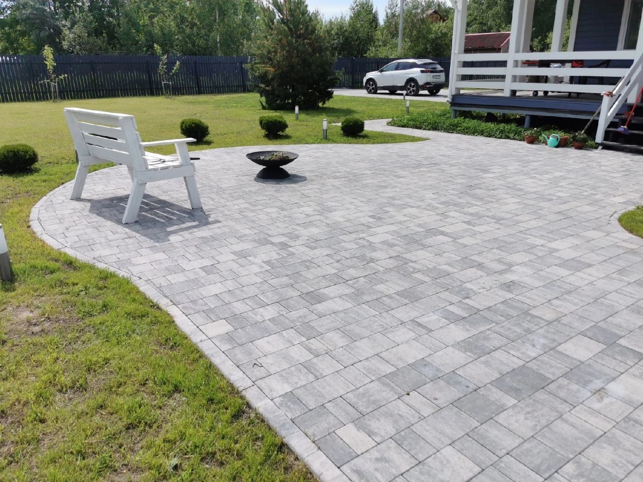 Брусчатка Старый город Б.1.Фсм.6 гладкий листопад Антрацит купить в Санкт-Петербурге