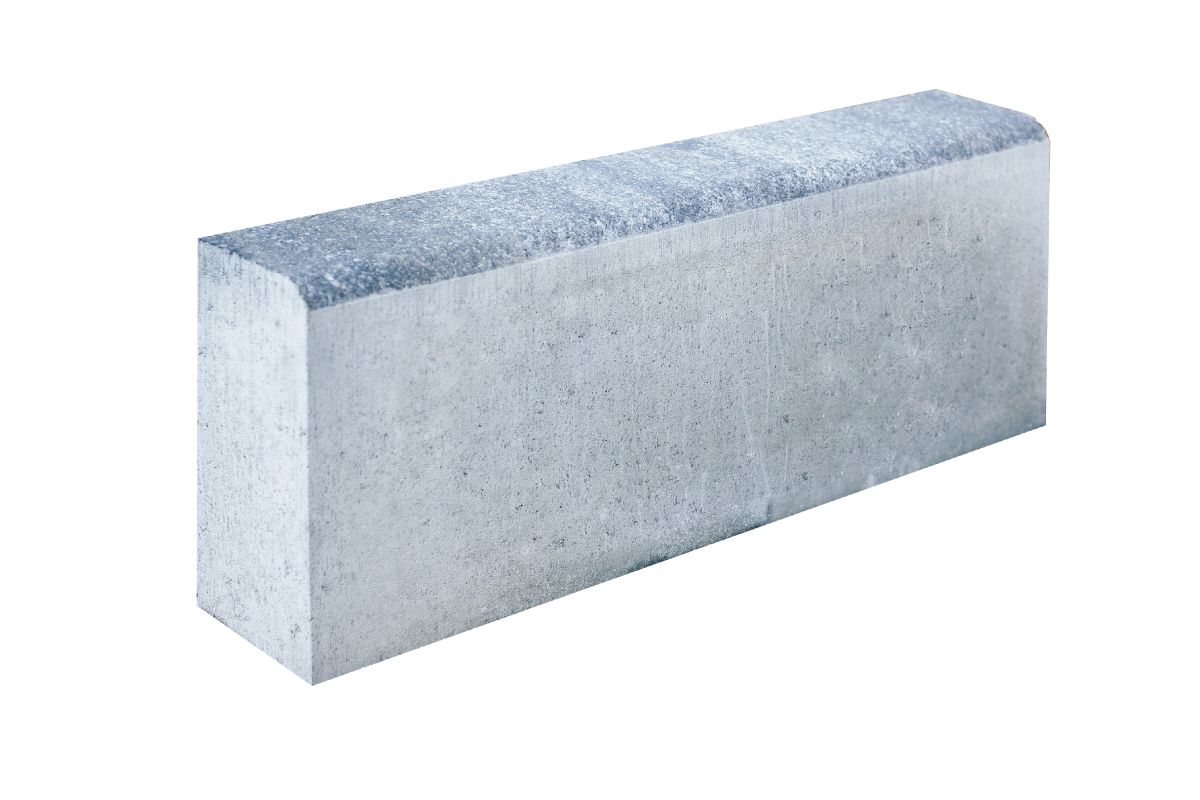 Бортовой камень БР 50.20.8 Листопад гладкий антрацит  купить в Санкт-Петербурге