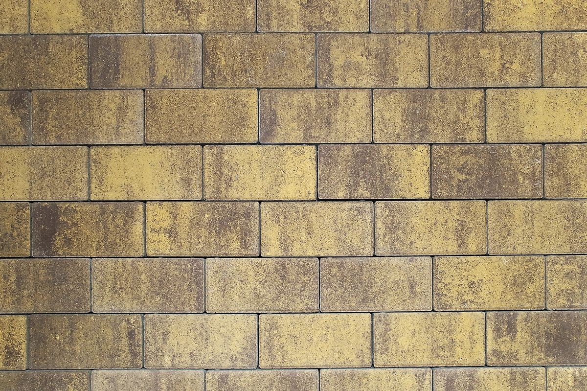 Б.2.П.8 Плитка бетонная тротуарная "Прямоугольник" Листопад (гладкий) янтарь 10.8м2/пд купить в Санкт-Петербурге