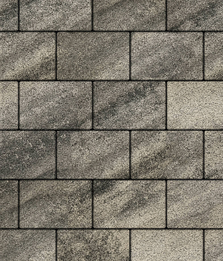 Б.2.П.8 Плитка бетонная тротуарная "Прямоугольник" Листопад (гранит) антрацит 10.8м2/пд купить в Санкт-Петербурге