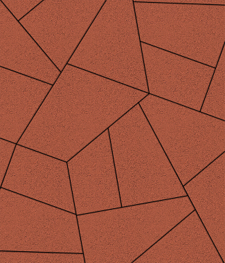 Б.4.Фсм.8 Плитка бетонная тротуарная "Оригами" Стандарт (гладкий) красный 8.15м2/пд купить в Санкт-Петербурге