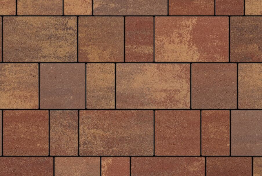 Б.1.Фсм.6 В Старый город Брусчатка тротуарная (двухслойная) гладкий колормикс Вулкан 13.2м2/пд купить в Санкт-Петербурге