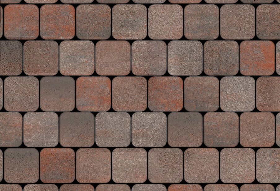 Б.3.КО.6 В Плитка тротуарная (двухслойная) гранит колормикс Закат 11.18м2/пд Выбор купить в Санкт-Петербурге