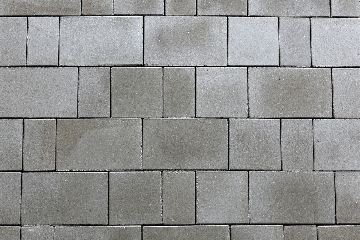 Б.1.Фсм.8 Плитка тротуарная "Старый город" Стандарт (двухслойная) гладкий серый 9.6м2/пд Выбор купить в Санкт-Петербурге