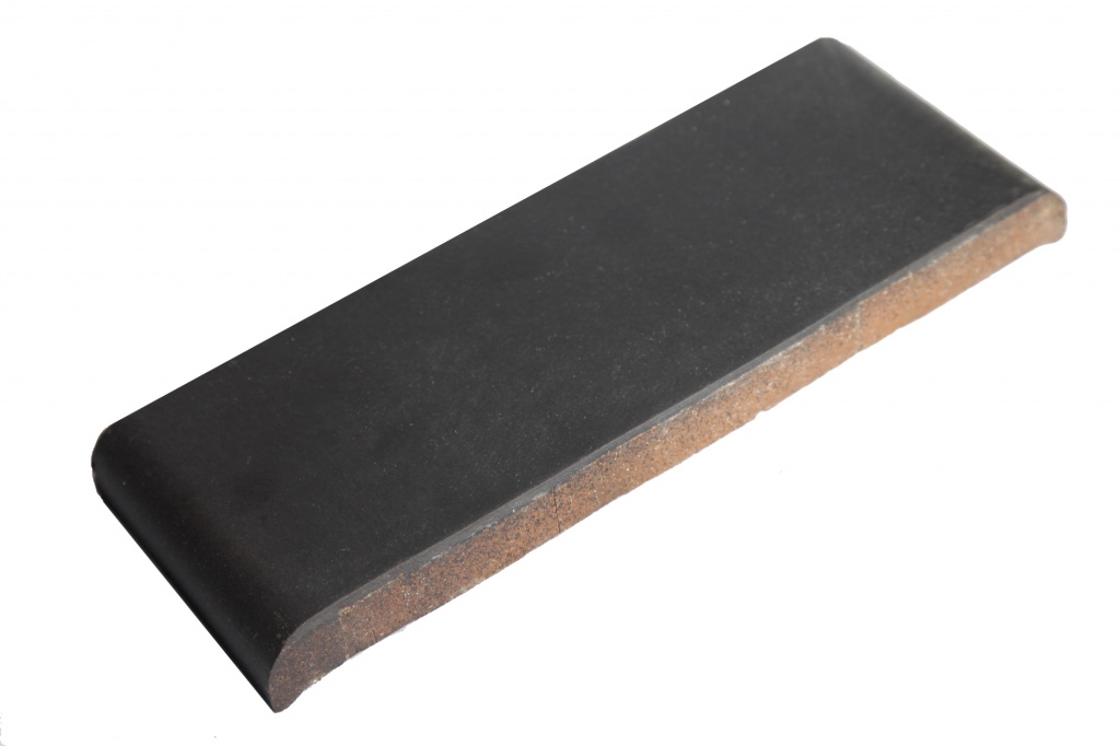 КР30 Парапетная плитка (профильный кирпич) графит ангоб 305х110х25мм ZG Clinker купить в Санкт-Петербурге